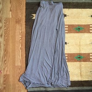 Striped maxi skirt